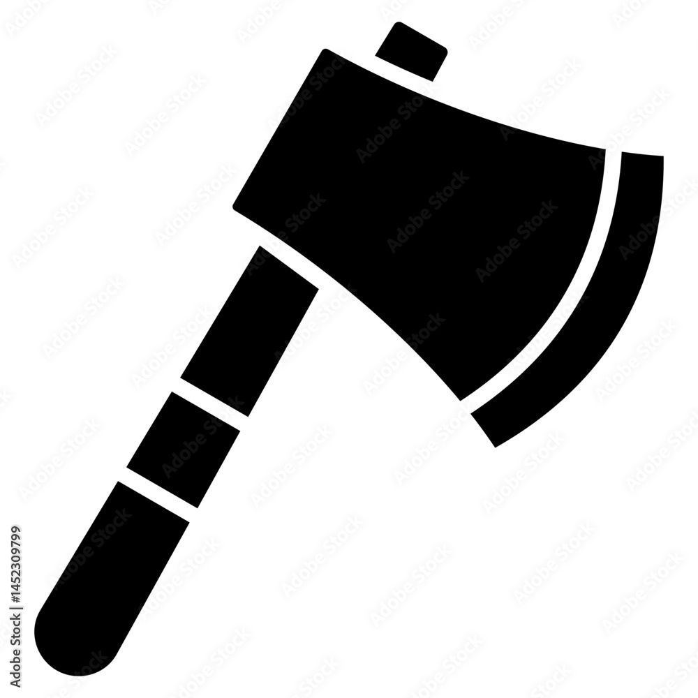 Axe glyph icon Axe glyph icon