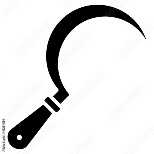 Sickle glyph icon
