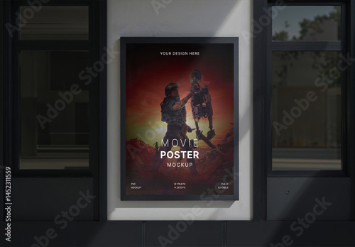 Cinema Movie Poster Mockup