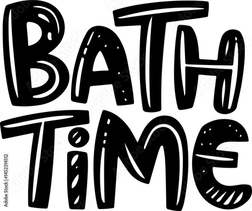 Bath Time Fun Kids Graphic Design
