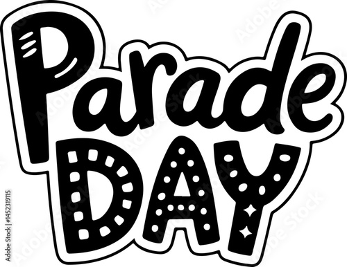 Celebrate Parade Day Festive Design