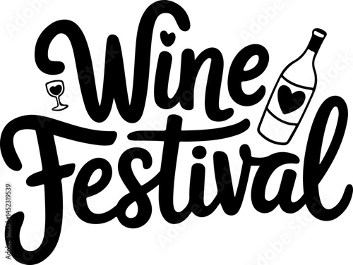 Wine Festival Event Graphic Design