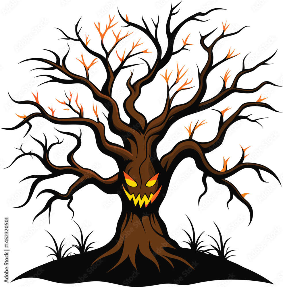 Halloween spooky tree Halloween spooky tree
