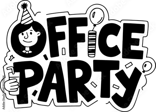Fun Office Party Celebration Design