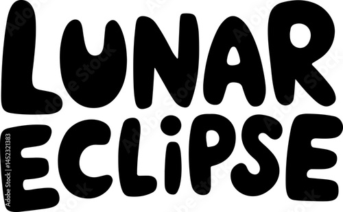 Lunar Eclipse Announcement Graphic Design