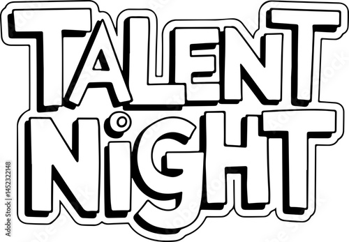 School Talent Night Show Poster