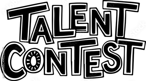 Talent Contest Announcement Graphic Design