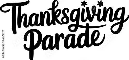 Thanksgiving Parade Festive Typography Design