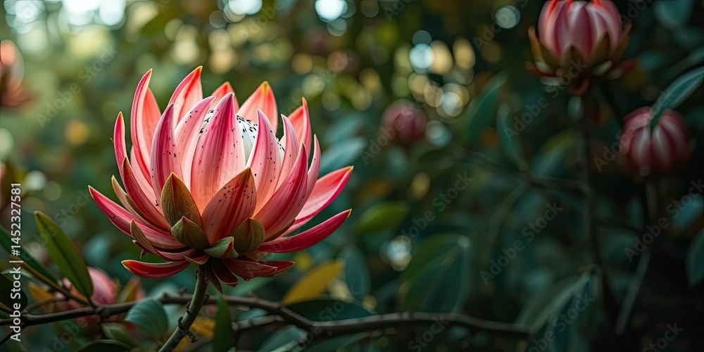 Protea Flower in Wild Nature Setting Protea Flower in Wild Nature Setting
