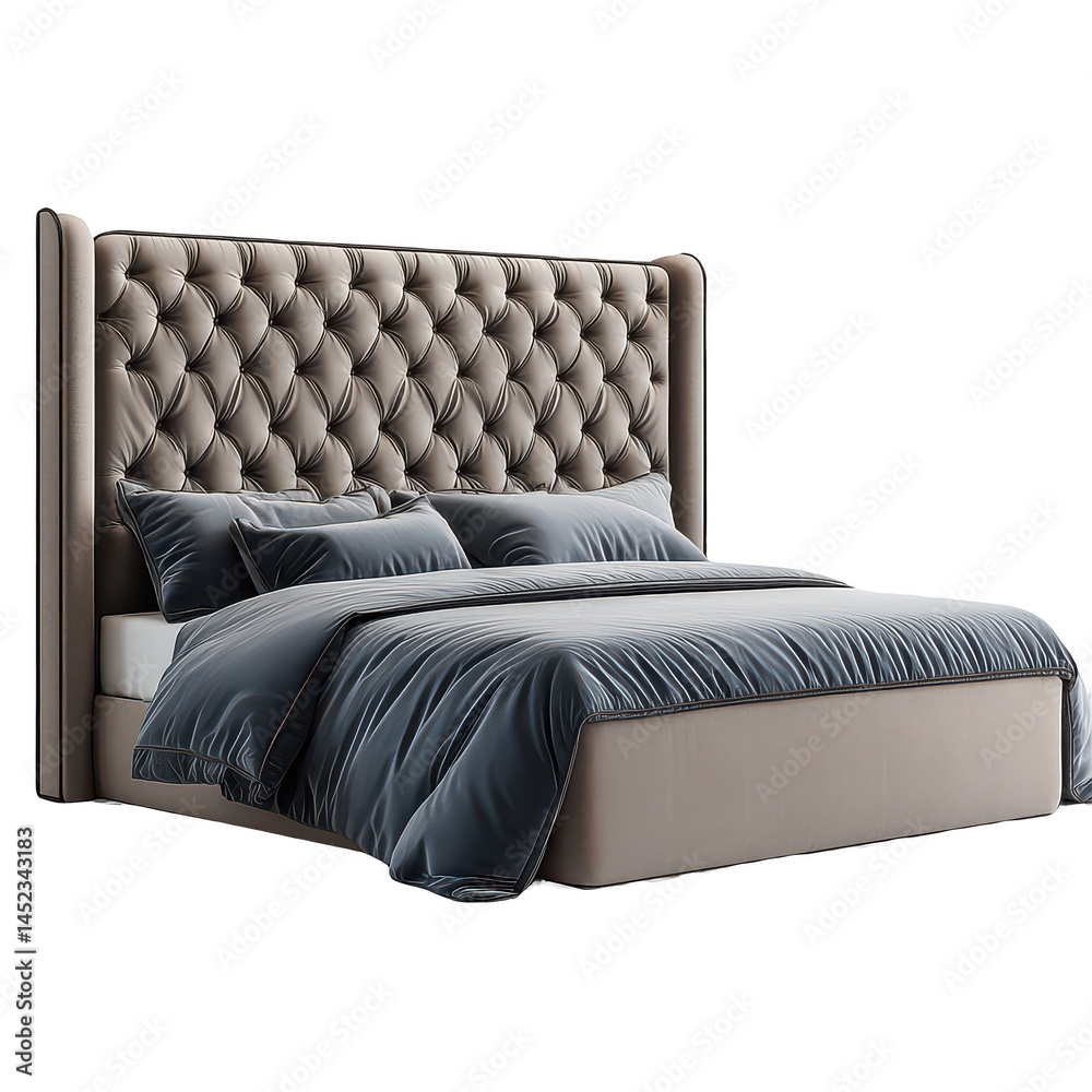 Obraz premium Headboard isolated on transparent background.