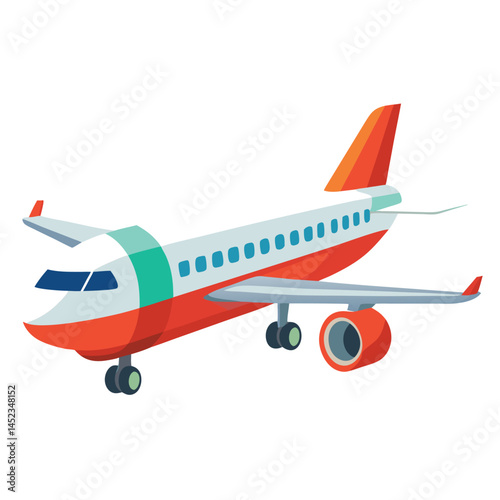 passanger-aeroplane-vactor-image-on-white-background