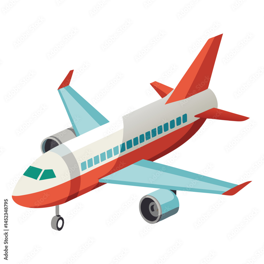 passanger-aeroplane-vactor-image-on-white-background passanger-aeroplane-vactor-image-on-white-background