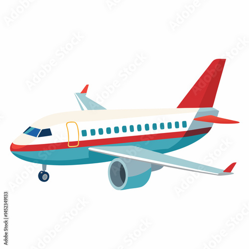 passanger-aeroplane-vactor-image-on-white-background