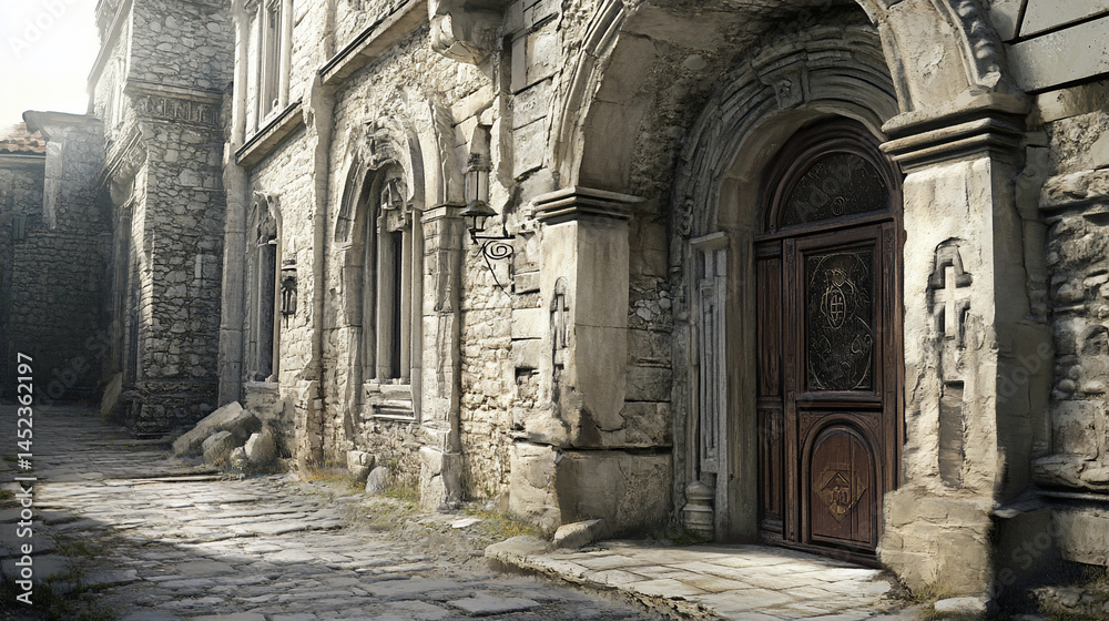 Fototapeta premium Old Stone Alley