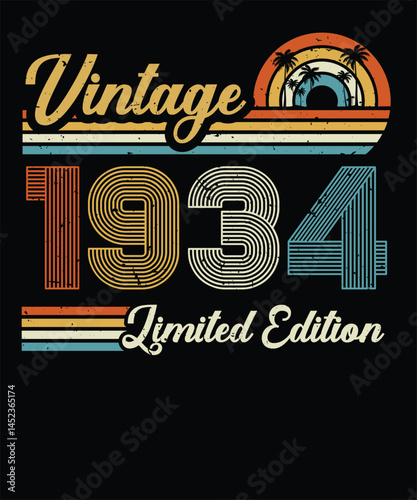 Vintage 1934 Limited Edition