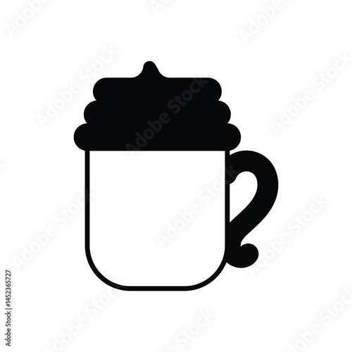 Viennese Coffee Vector icon