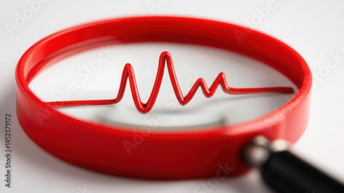 Red statistical bar with another bar on top signifying market anomaly detection and statistical findings