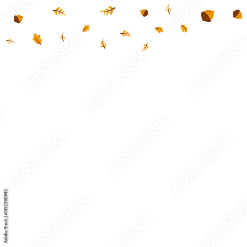 Autumn Leaves Bean Vector