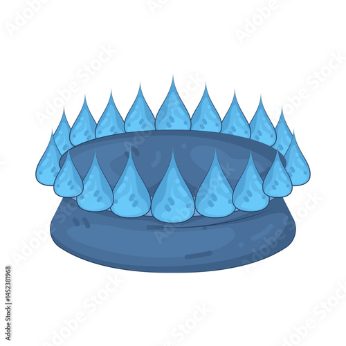 Illustration of gas flame
