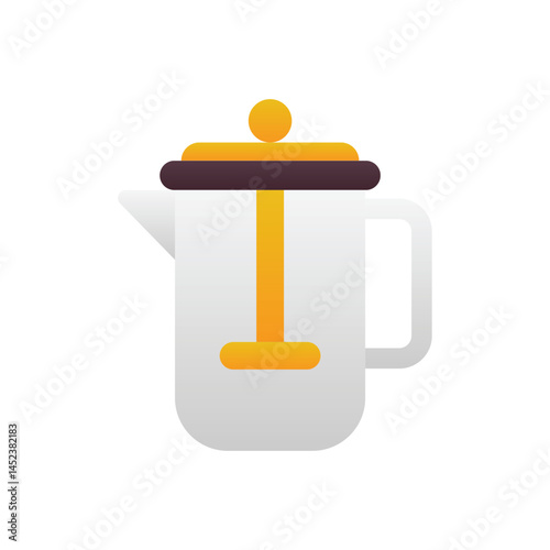 French Press Vector icon