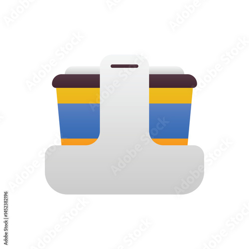 Coffee Holder Vector icon