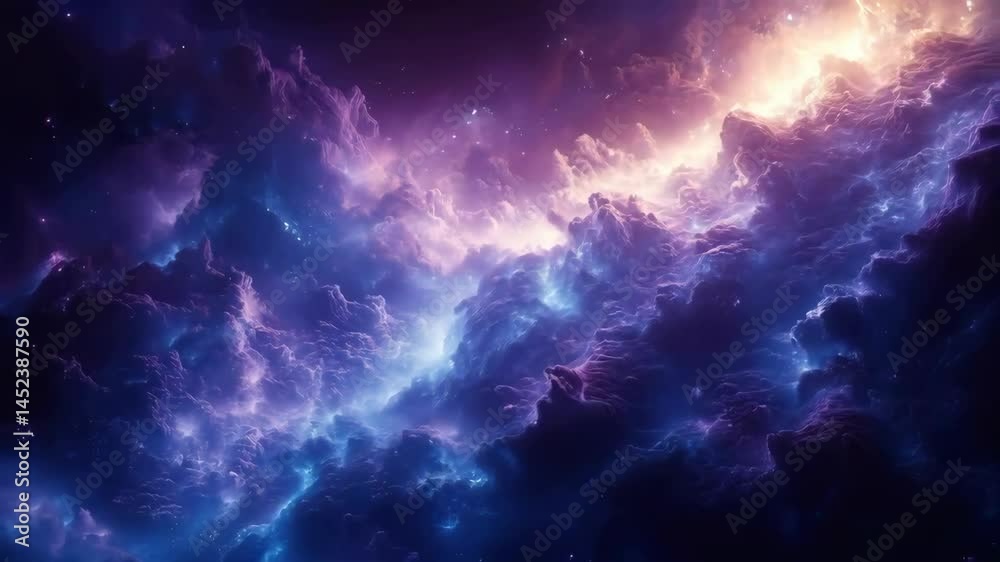Elegant abstract heavenly clouds background with soft gradient transitions, smooth color waves, neutral tones, minimalist style, ideal for business presentations.
Elegant abstract heavenly clouds background with soft gradient transitions, smooth color waves, neutral tones, minimalist style, ideal for business presentations.