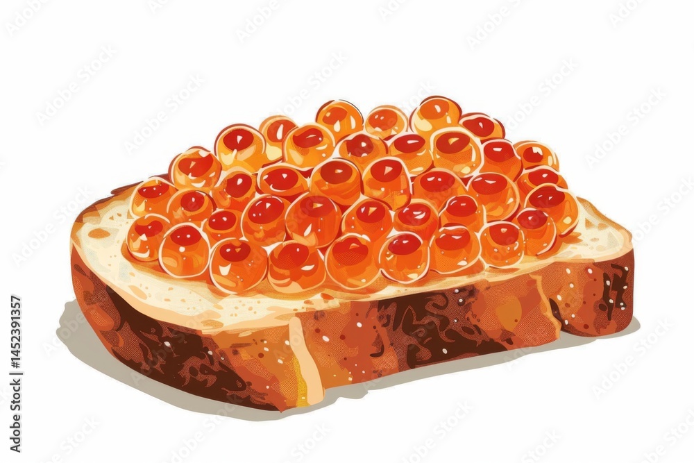 Elegant Whitefish Caviar on Toast