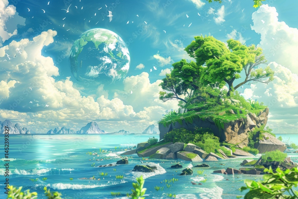 Earth's pristine beauty illustrated
