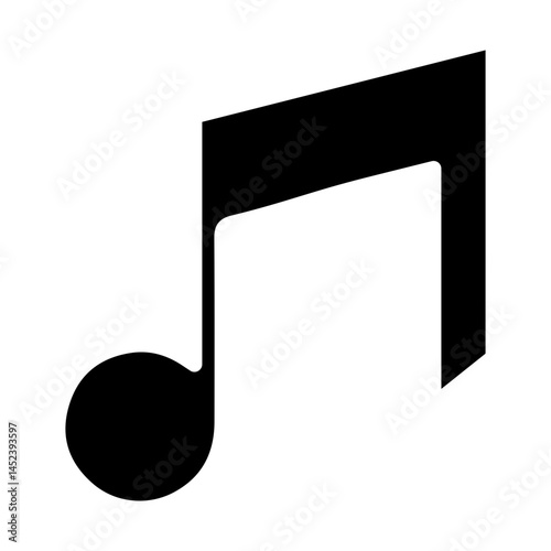 Music Note Glyph icons
