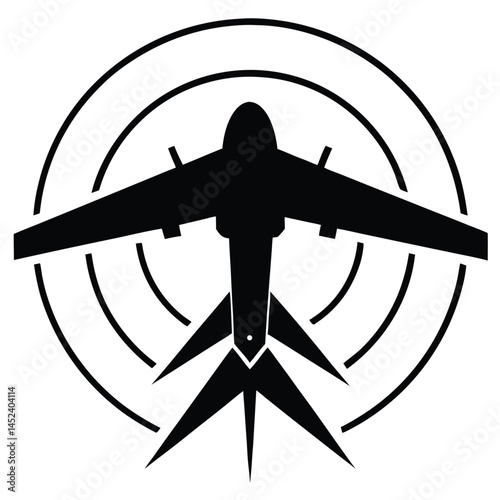Unmanned Aerial Vehicle Icon Design