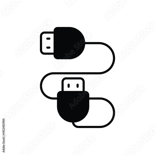 Cable Vector icon