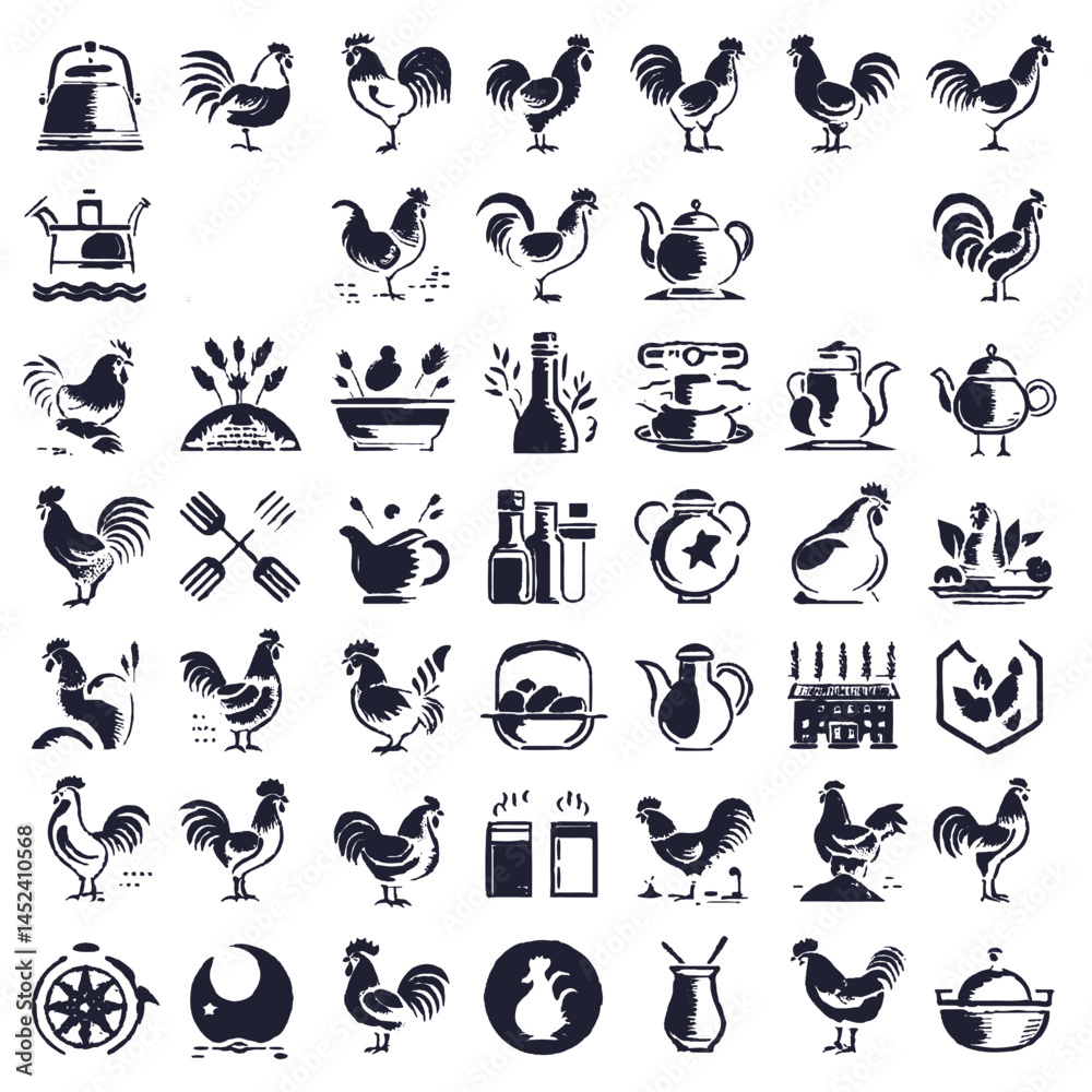 Fototapeta premium Rooster or cock 