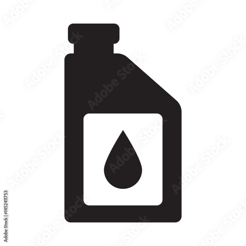 Motor oil icon. Machine oil icon.