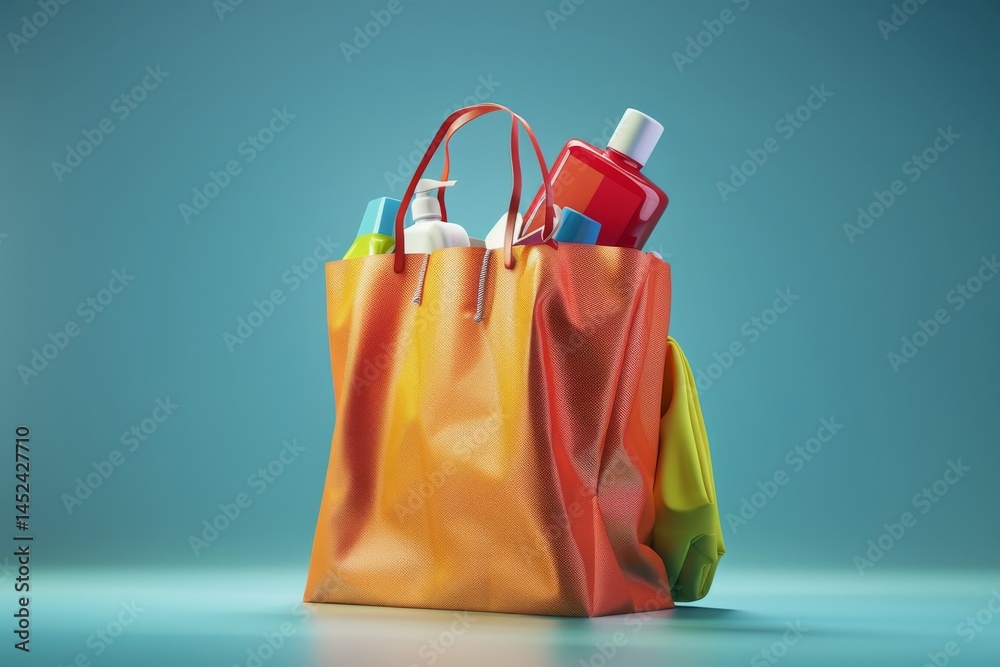 Discount Shopping Bag Full of Items