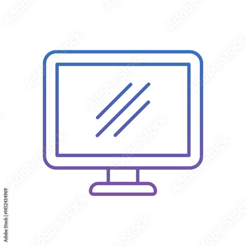 Monitor Vector icon