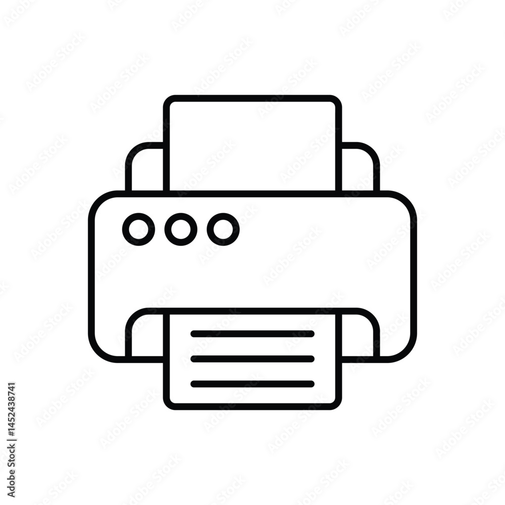 Printer Vector icon Printer Vector icon