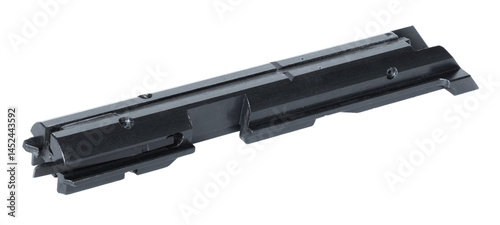 Obraz na płótnie Isolated lever action rifle .22 caliber bolt out of the gun w salonie