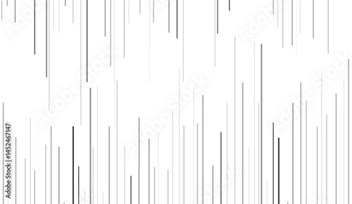 Comic book Speed Lines. Black and white vector elements. Vertical motion. Vector eps10