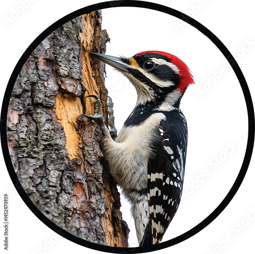 Vector illustration of woodpecker, vector, png, t-shirt design