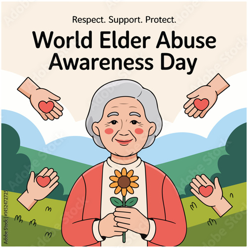 World Elder Abuse Awareness Day flyer 11.eps