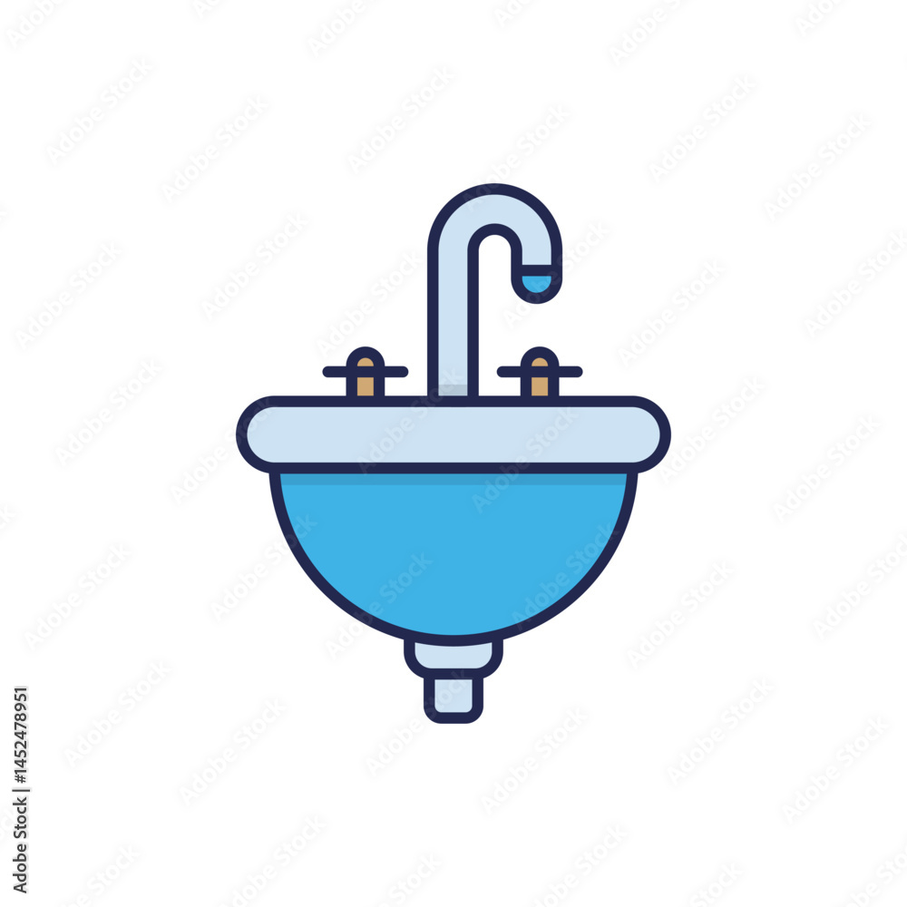 Sink Vector icon Sink Vector icon