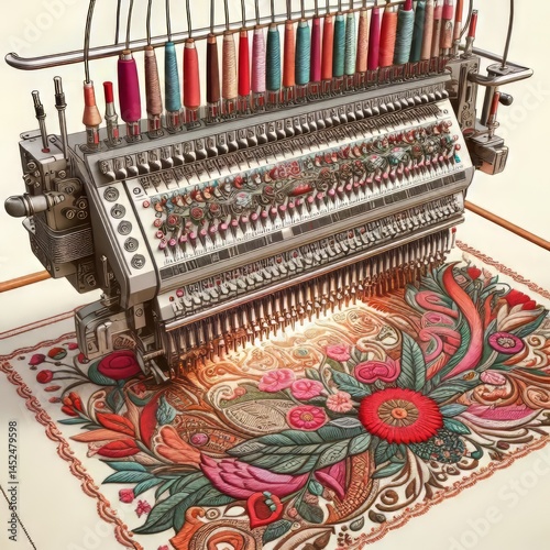 machines recreate extinct stitch types using