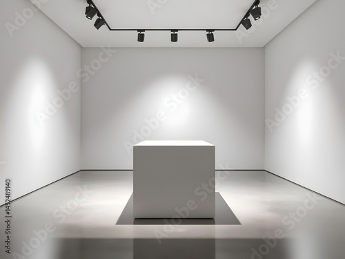 Silent Showcase: A White Cube Waiting in the Light