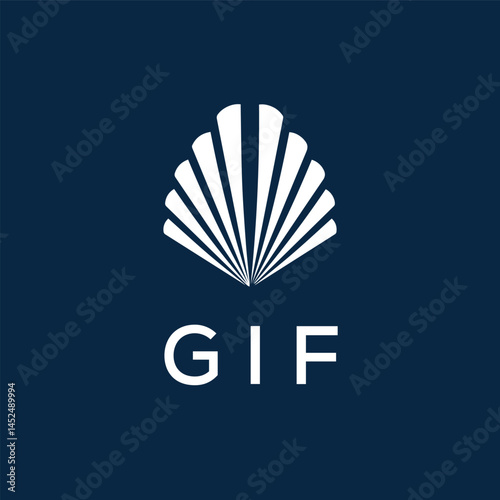 GIF letter logo design