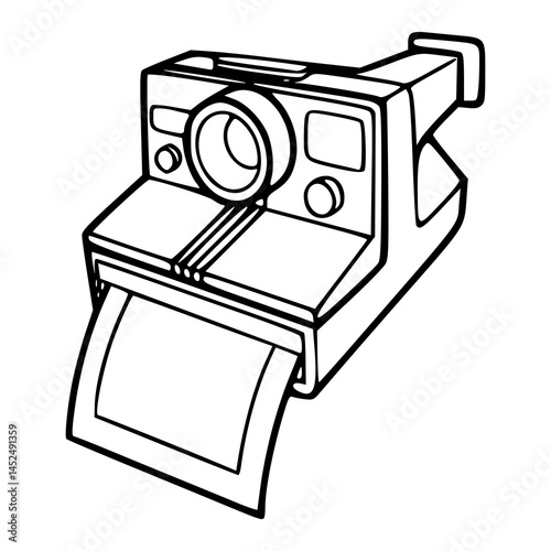 vintage snap camera clipart