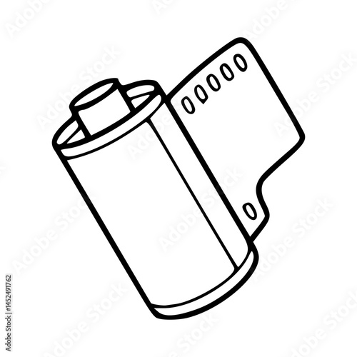 35mm film canister clipart