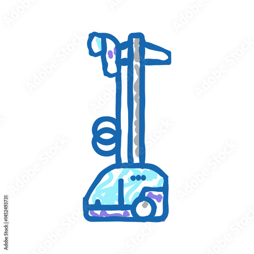 steam equipment icon doodle illustration