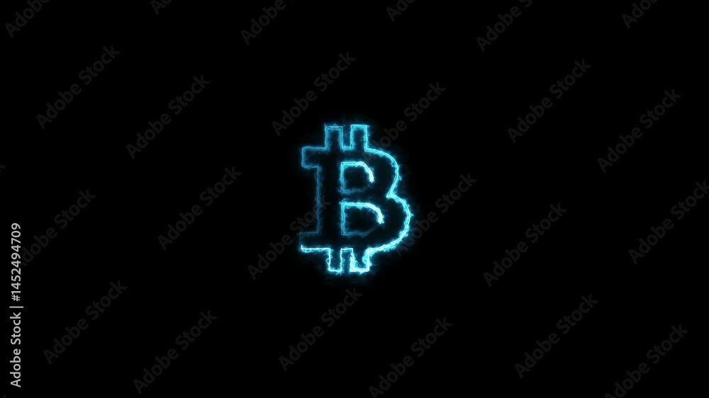 Neon glowing line bitcoin icon animation. Neon, Glowing, Colorful Bitcoin icon animation. Bitcoin icon neon animation. 4k Neon glowing line bitcoin icon animation. Neon, Glowing, Colorful Bitcoin icon animation. Bitcoin icon neon animation. 4k