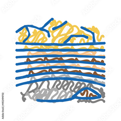 opencast goldmine icon doodle illustration