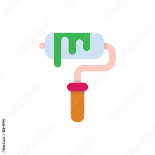 Paint Roller Vector icon